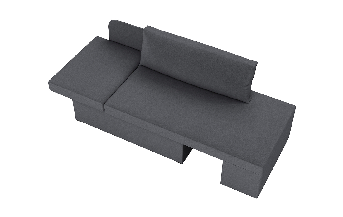 Мася - 2 / тахта велюр parma 27 темно-серый